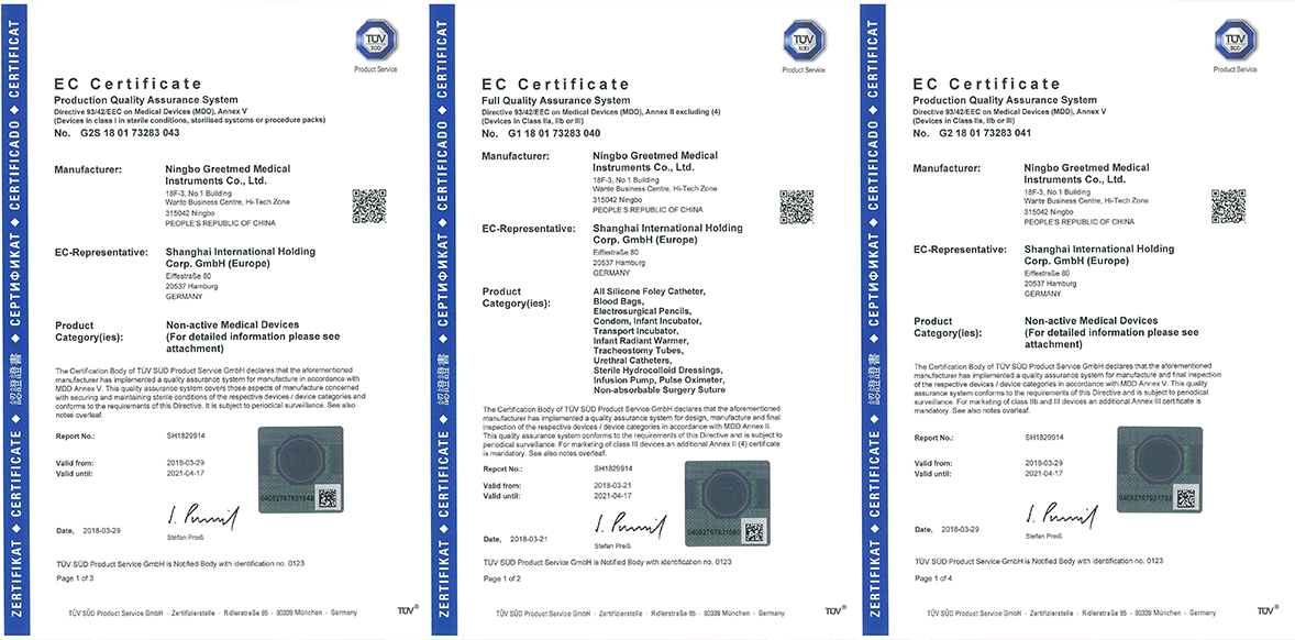 Certificate greetmed