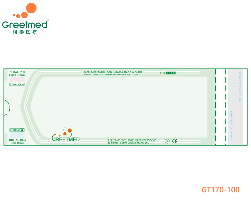 Self sealing flat pouch greetmed